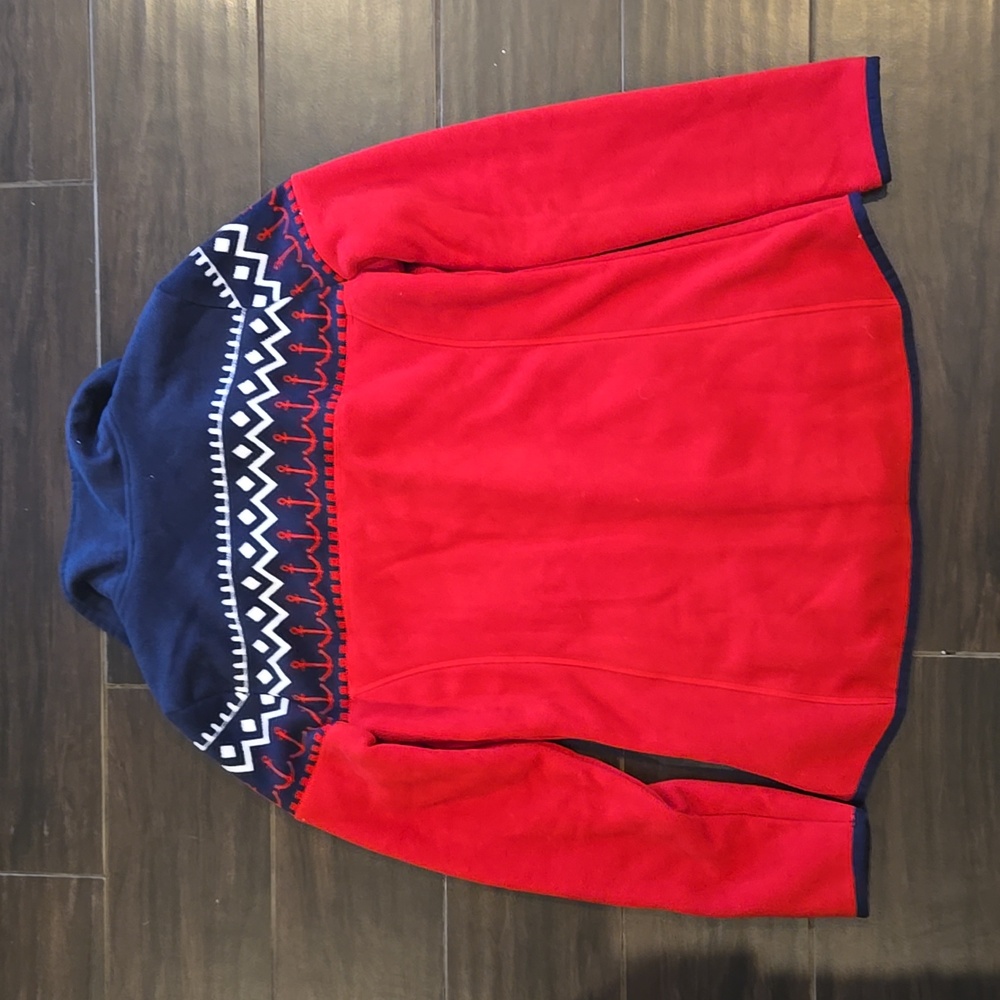 Natica Red White Blue Nauitical Anchors Jacket Sz Small NWT - Picture 3 of 8